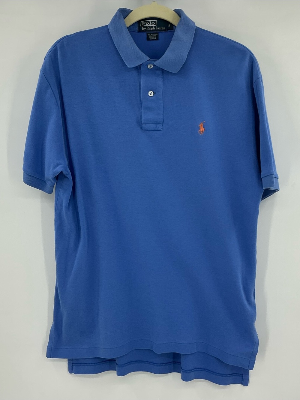 Vintage Polo Ralph Lauren Royal Blue Polo with Orange Pony